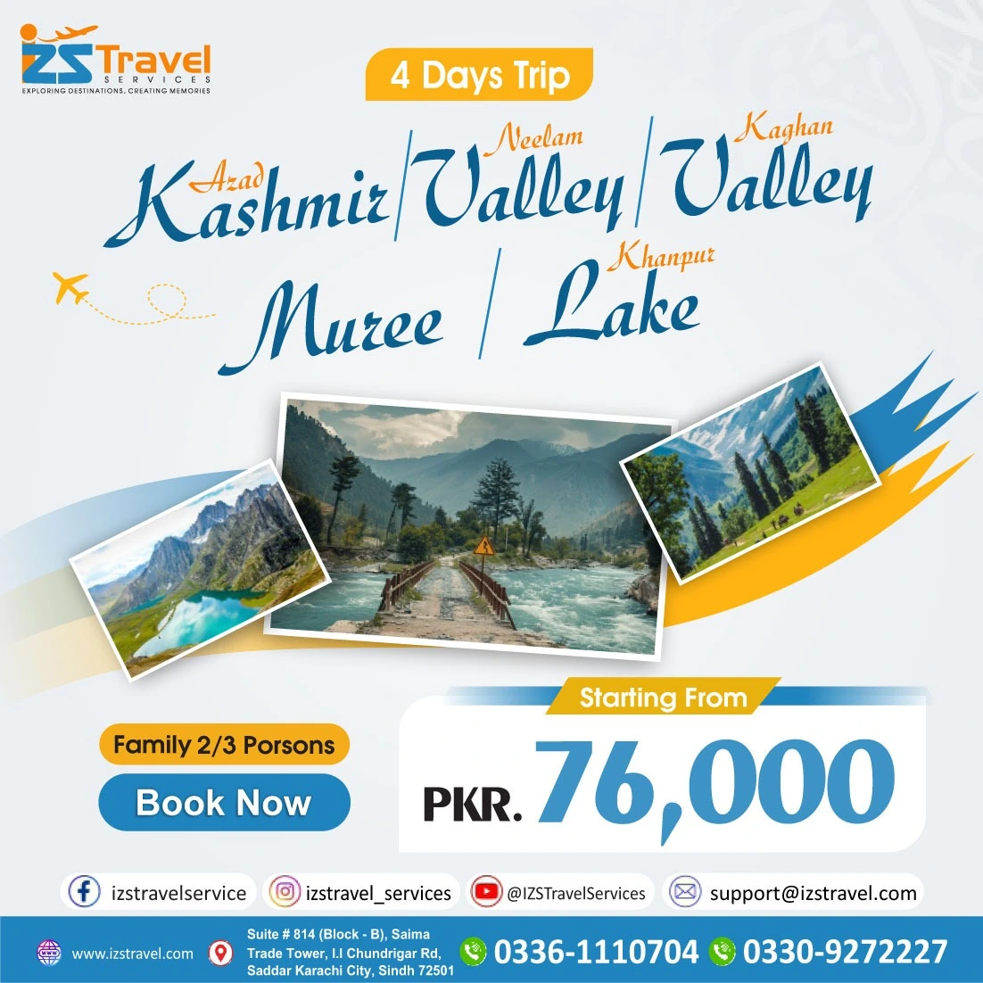 Azad Kashmir 4 Days Tour Package