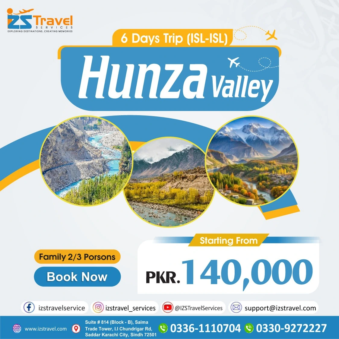 Hunza Valley 6 Days Tour Package